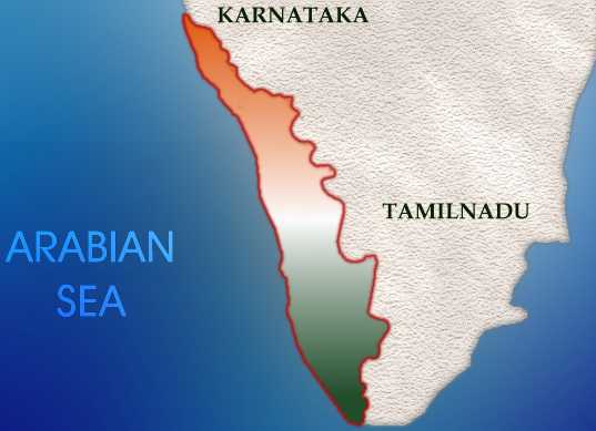 Please click for a district wise full page map of Kerala